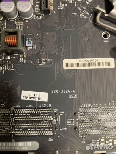 Материнская плата iMac A1311 2011 (820-3126-A)