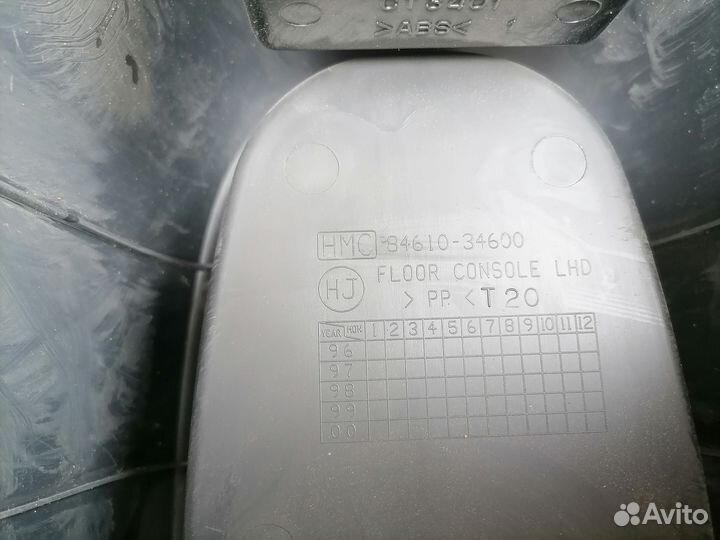 Консоль между сидений Hyundai Sonata III 1996-1998