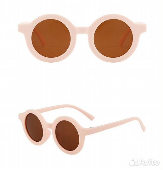 Очки солнцезащитные детские для девочки розовые
