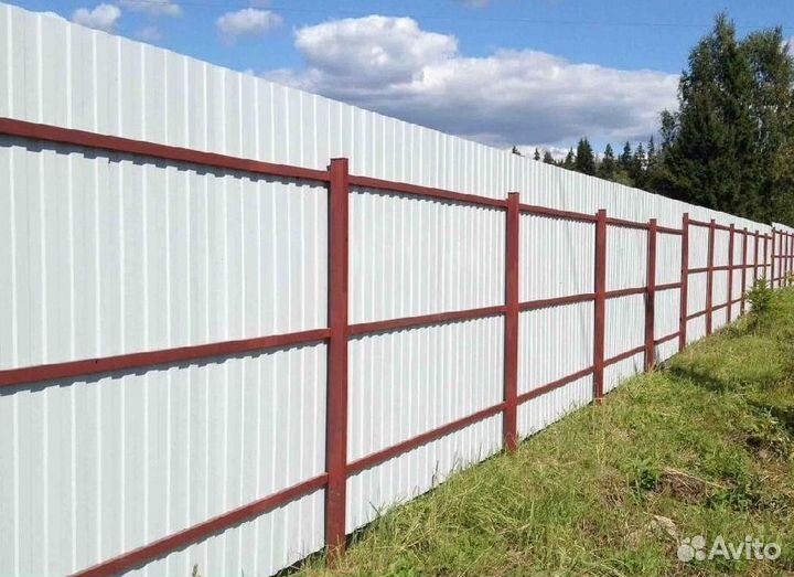 Откатные ворота металлические