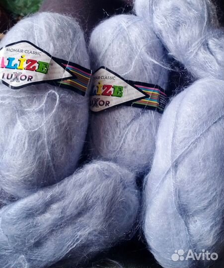 Пряжа мохер alize luxor и набор Моден