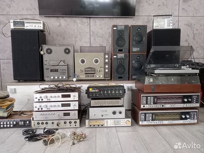 Магнитофоны /усилители/акустика СССР