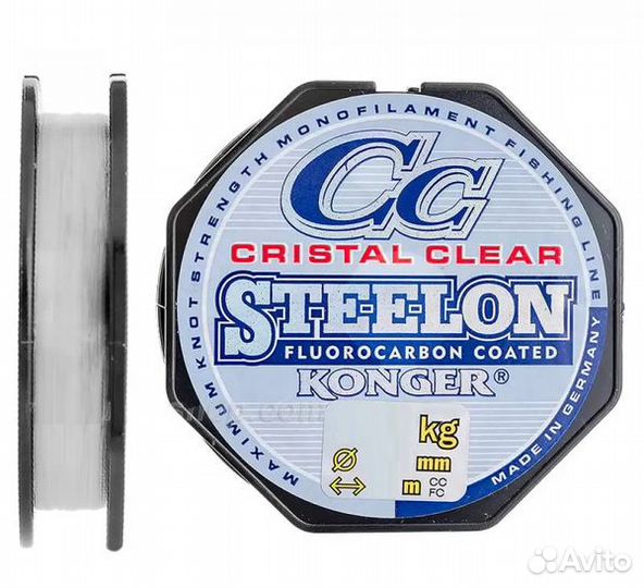 Леска konger steelon fluorocarbon coated