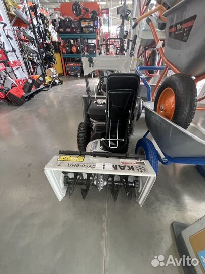 Снегоуборщик кама су57-6нд 7 лс, ручной стартер