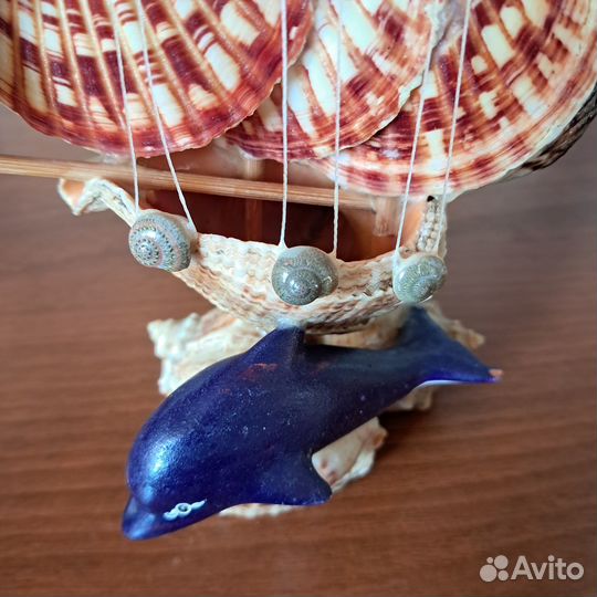 Корабль из ракушек