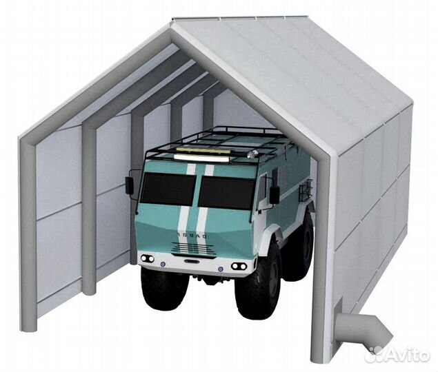 Надувной бокс. Пневмокаркасное укрытие