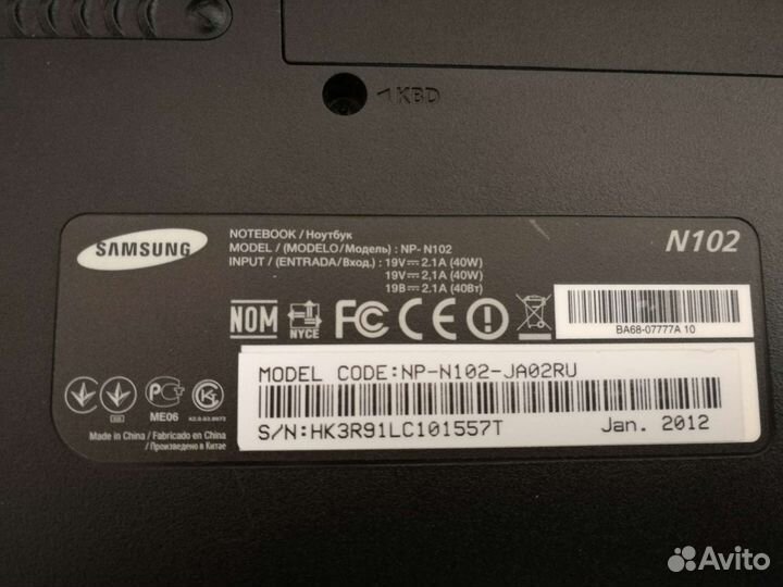 Samsung NP-N102