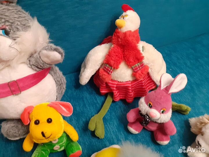 Мягкие игрушки пакетом все сразу