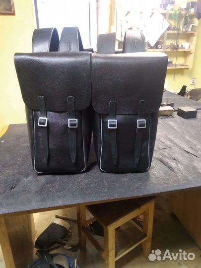 Увеличенные задние сумки для кавалерийского седла