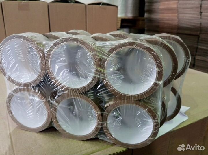 Клейкая лента коричневая