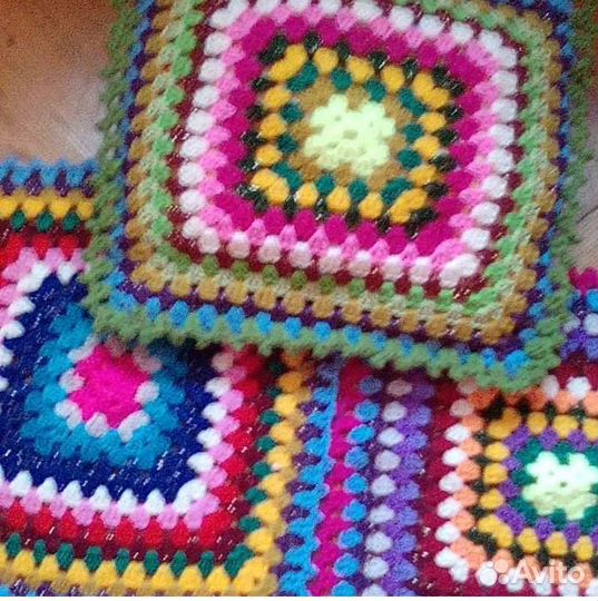 Ручная работа вязаный коврик для стульчиков