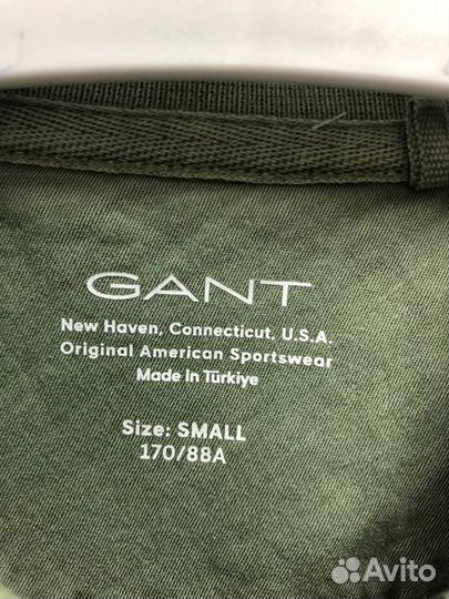 Футболки gant polo-stone washed (водно-зеленый)