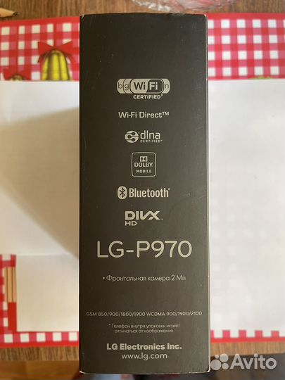 LG Optimus Black P970, 2 ГБ