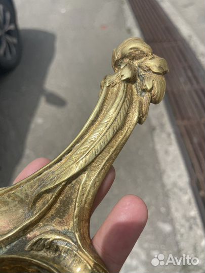Подсвечник бронза старинный