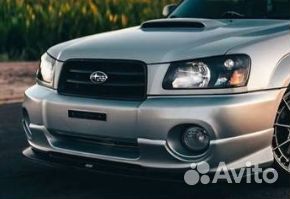 Сплиттер (губа) перед на Aero обвес Forester SG