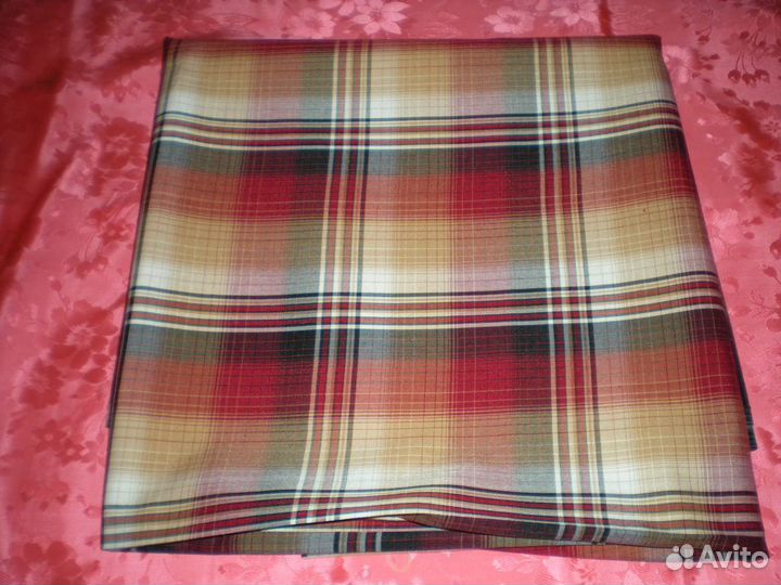 Ткань в клетку 1,5*2,5 цена за отрез