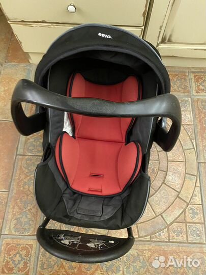 Детское кресло автолюлька + база isofix от 0