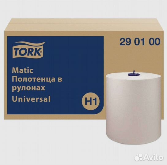 Бумажные полотенца в рулоне Tork