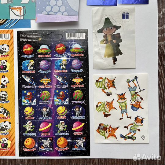 Наклейки лента moomin муми-тролль и другие