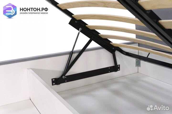 Кровать Пассаж 2 тёмно-синяя