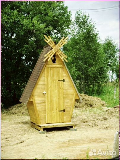 Дачный туалет с дельфином авп 109
