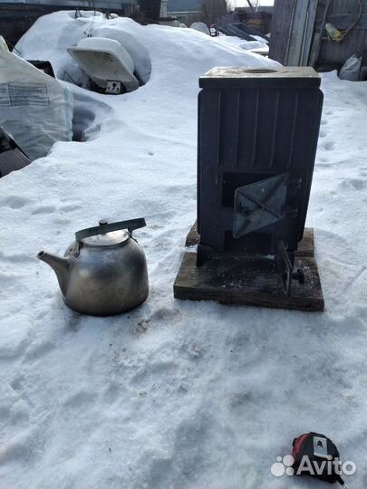 Печь буржуйка чугунная