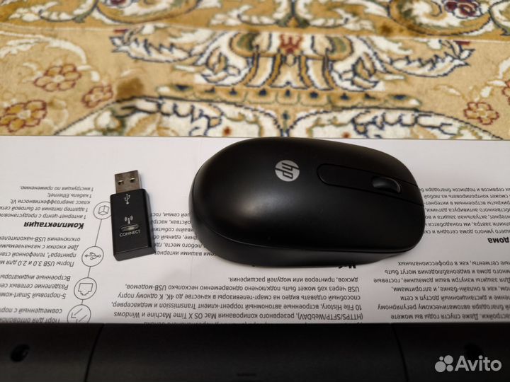 Беспроводной комплект HP клавиатура и мышь