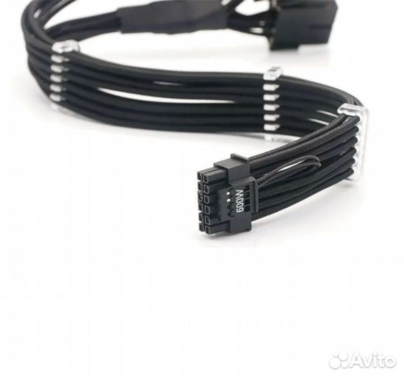 Переходник 12vhpwr 4x8pin 600w 16AWG для rtx 4090