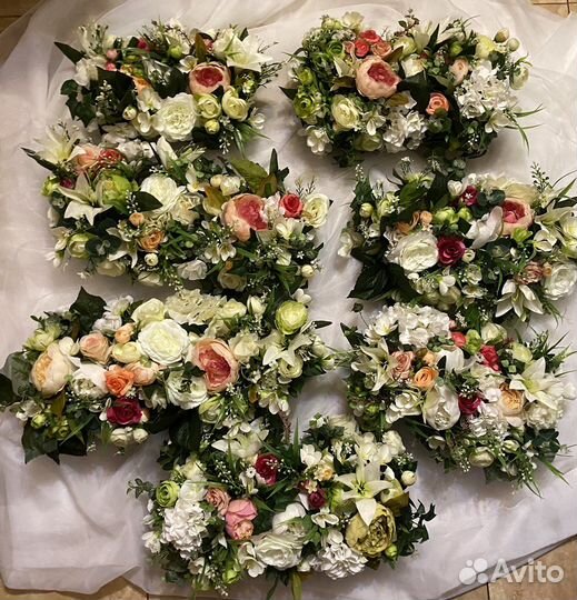 Цветочные композиции свадебные
