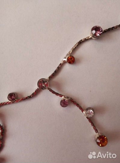 Бусы,колье,серьги,кольцо.старые.ссср