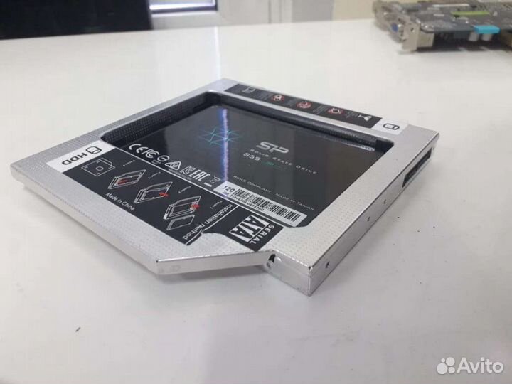 Переходник-салазки для HDD/SSD в ноутбук