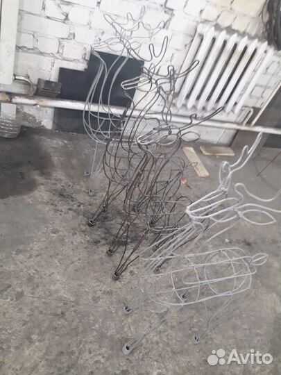 Садовые фигуры из металла