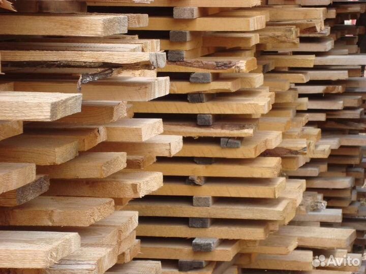 Доска обрезная, брус, горбыль