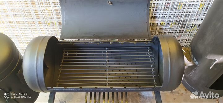 Мангал - коптильня, барбекю + казан 6 в 1