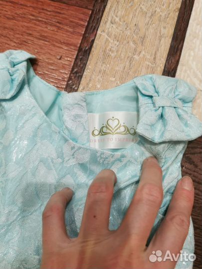 Нарядное платье для девочки 80 98 104 110