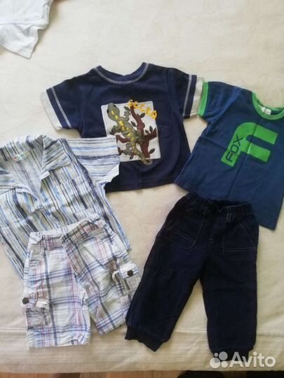 Детские вещи пакетом на мальчика 1-2 года