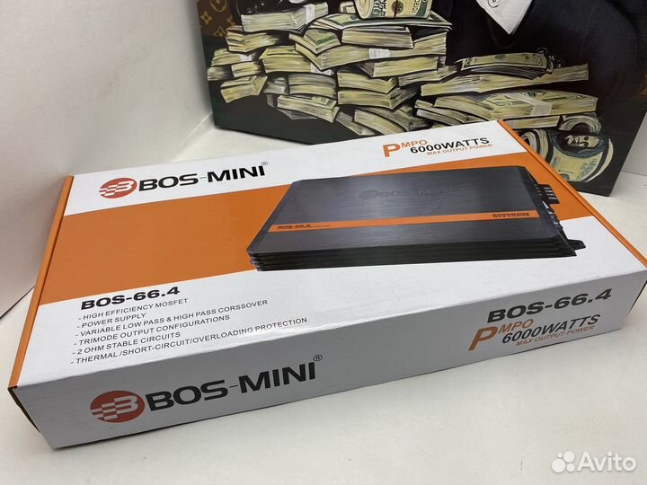 Установка и продажа усилителя Bos Mini 6000W