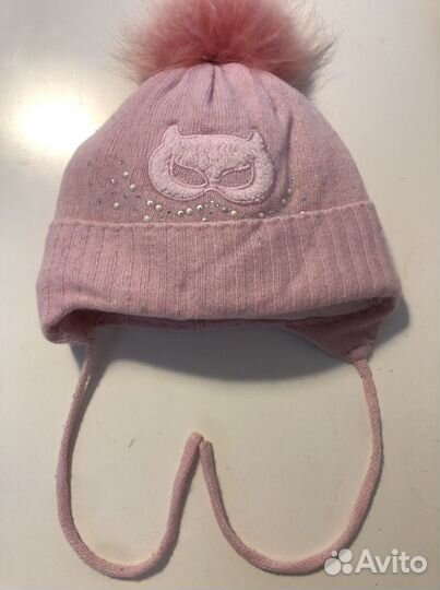 Зимняя Шапка для девочки,48-50