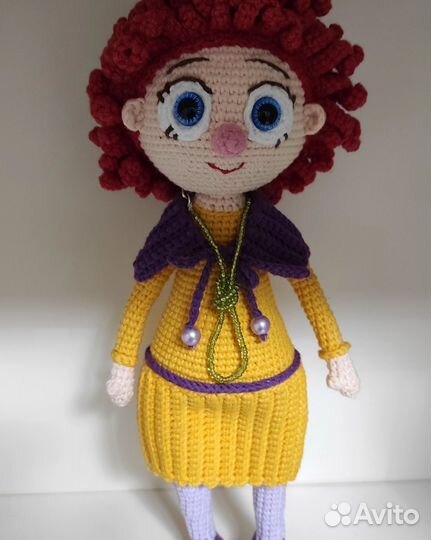 Кукла вязаная. Ручная работа.Вяжу игрушки на заказ