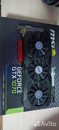 Видеокарта gtx 1070 msi 8Gb