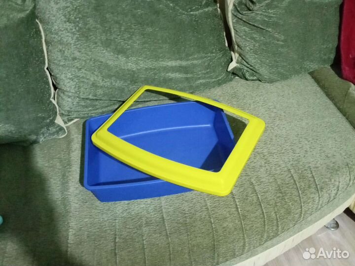 Кошачий лоток с совком, мешки для лотка в подарок