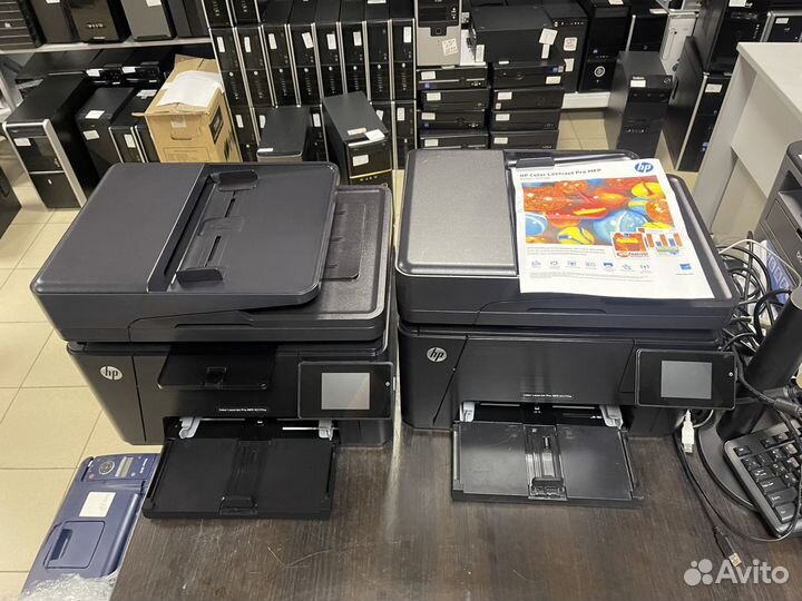 Цветной лазерный мфу HP LJ Pro MFP M177fw с wifi