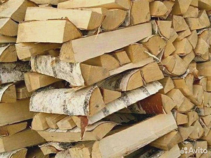 Дрова березовые. Колотые