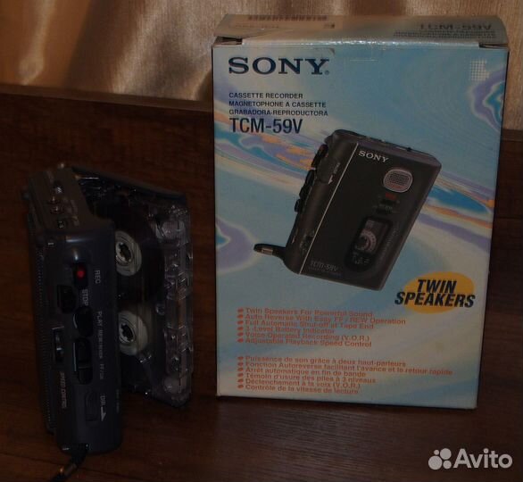 Кассетный диктофон Sony TCM-59V