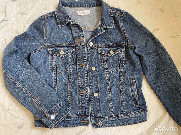 Джинсовая куртка женская mango M