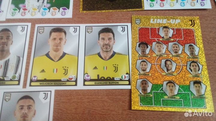 Ювентус Juventus стикеры набор Роналду