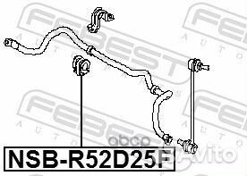 Втулка стабилизатора перед прав/лев NSB-R52