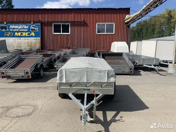 Прицеп легковой надежный 1,72м#1.26м тент(Small)