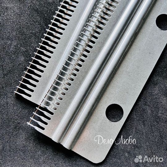 Двухфонтурная гребенка 130 игл с прутком