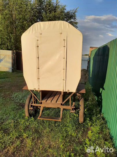 Карета для лошади, тачанка